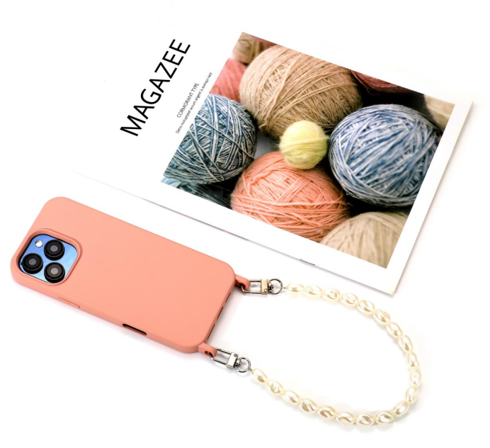 Soild TPU Phone Cover Necklace Crossbody Mobile Phone Cases 